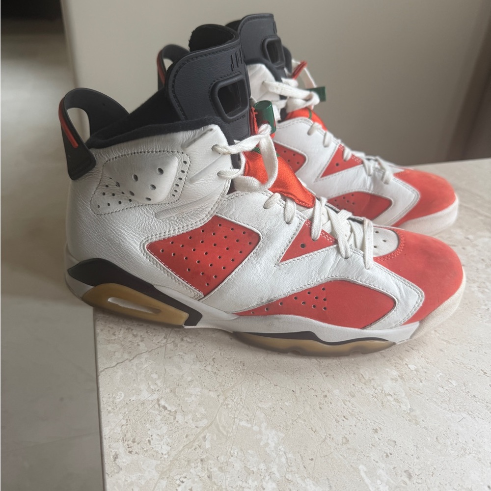 Jordon Air Jordon 6 Retro Gatorade Like Mike Summit White Black Orange Men 9.5
